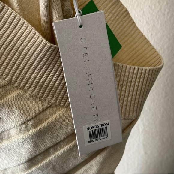 NWT Stella McCartney wide ribbed knit skirt midi size S FW23 - Picture 9 of 9